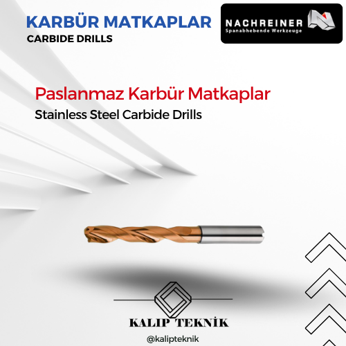 Paslanmaz Karbür Matkaplar